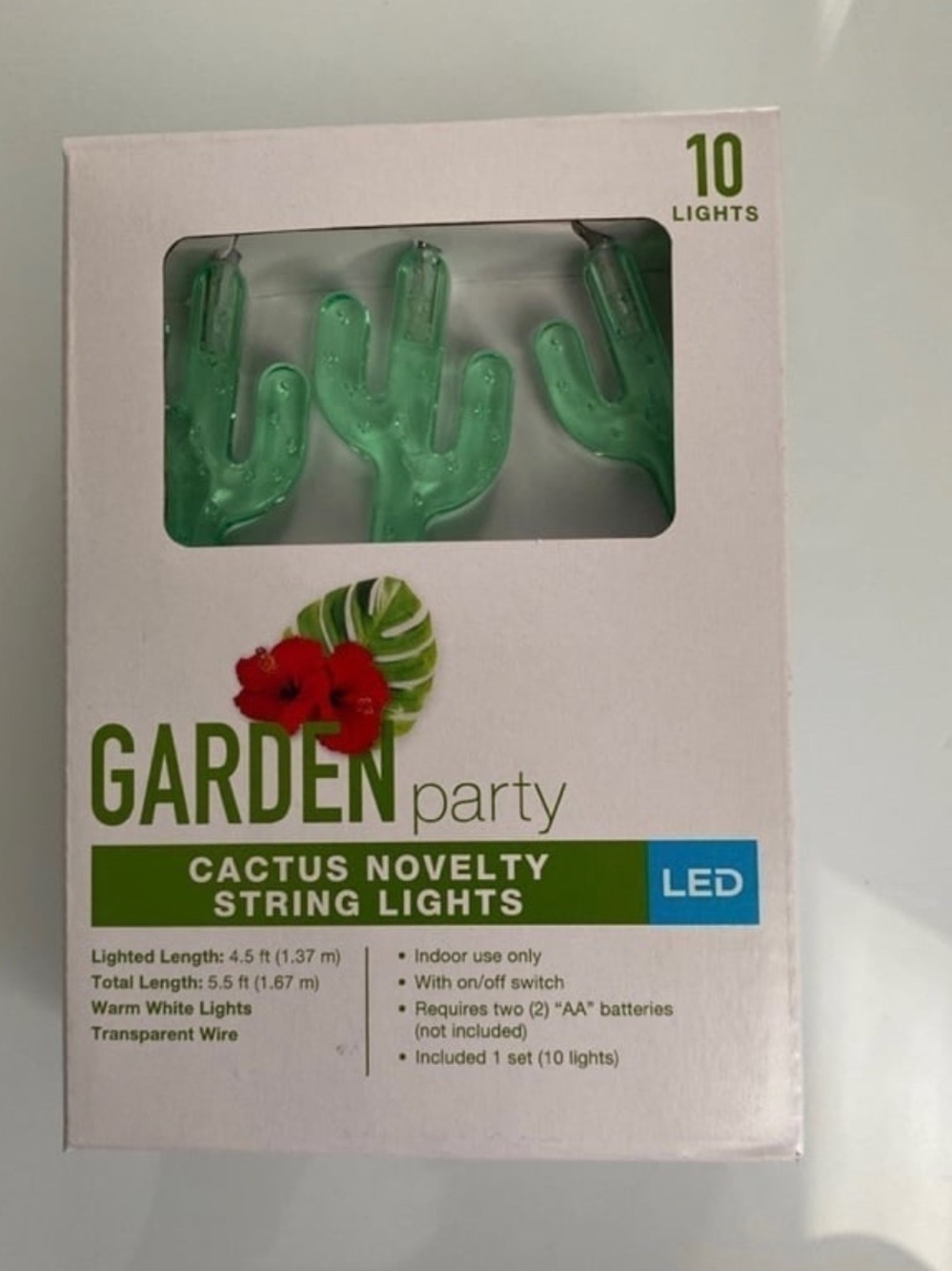 Cactus Novelty LED String Lights
